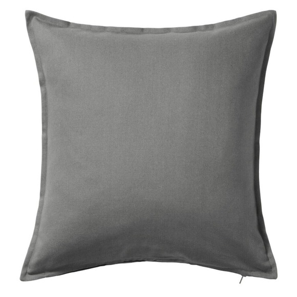 SET OF 2 IKEA GURLI Cushion Cover, Gray, 20”×20" (602.811.44) NEW - Picture 1 of 4